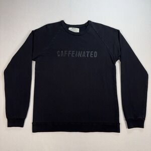 Palmer Cash Starbucks Reserve Sweatshirt Mens M Black Caffeinated Organic Cotton